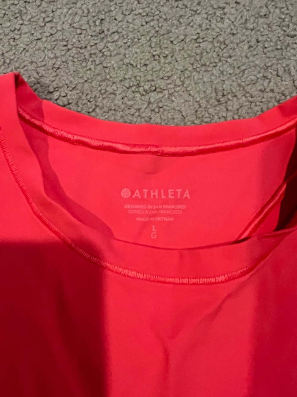 Transcend Open Back Tee. Large. Punch. NWT. - Picture 7 of 10